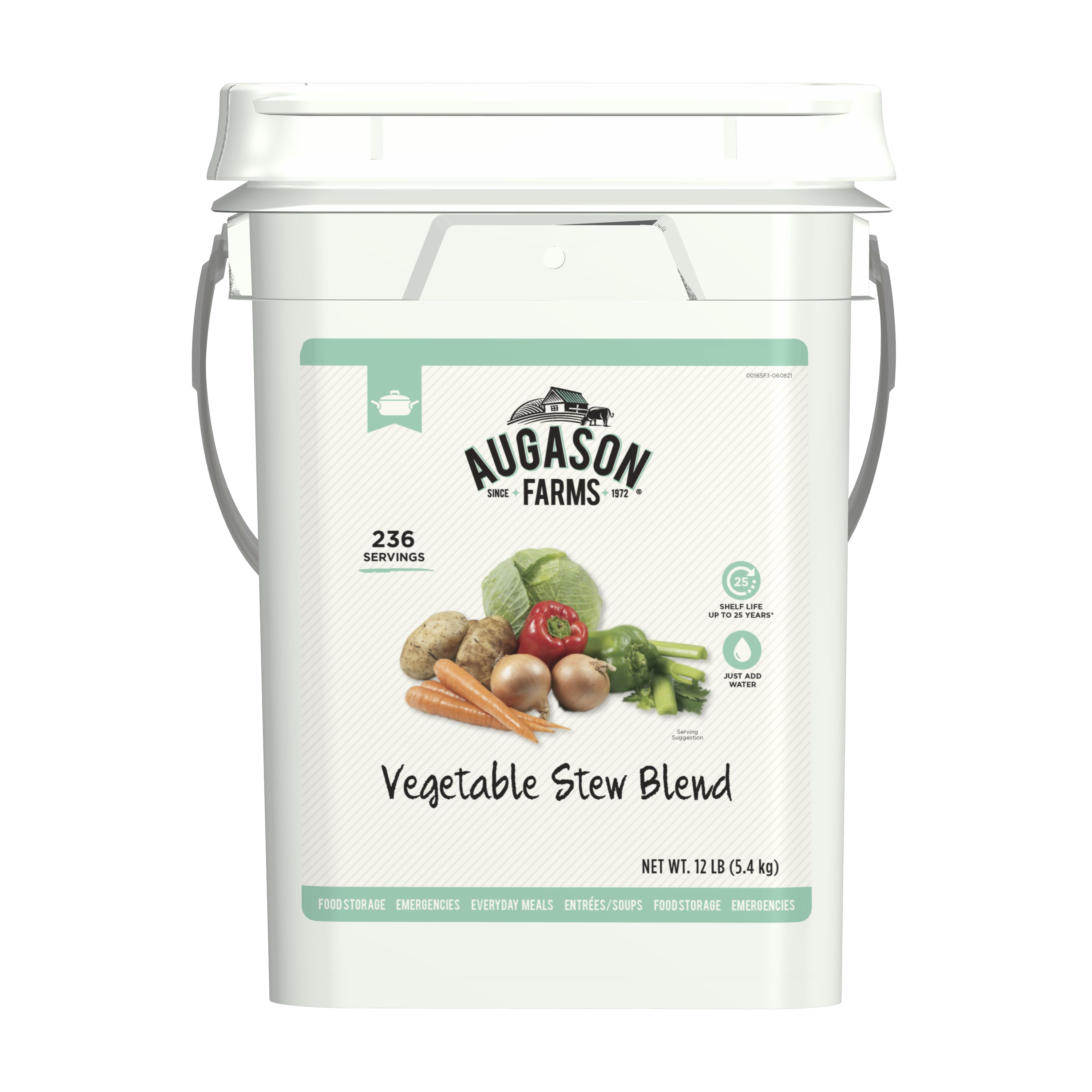 Augason Farms Vegetable Stew Blend Emergency Food Supply Bucket Cabela's